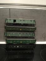 Lot de 4 voitures ho sncb, Ophalen, Wagon, Jouef