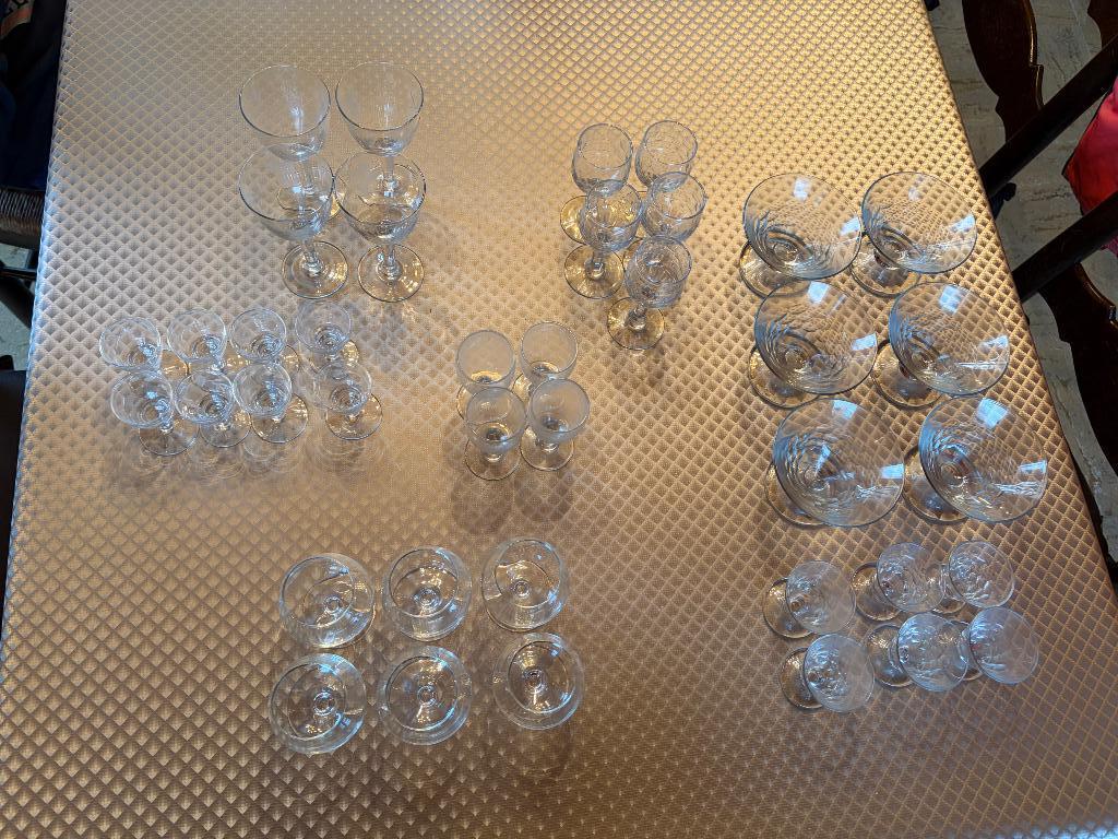 39 aperitief- of kleine borrelglaasjes, Verzamelen, Glas en Drinkglazen, Ophalen