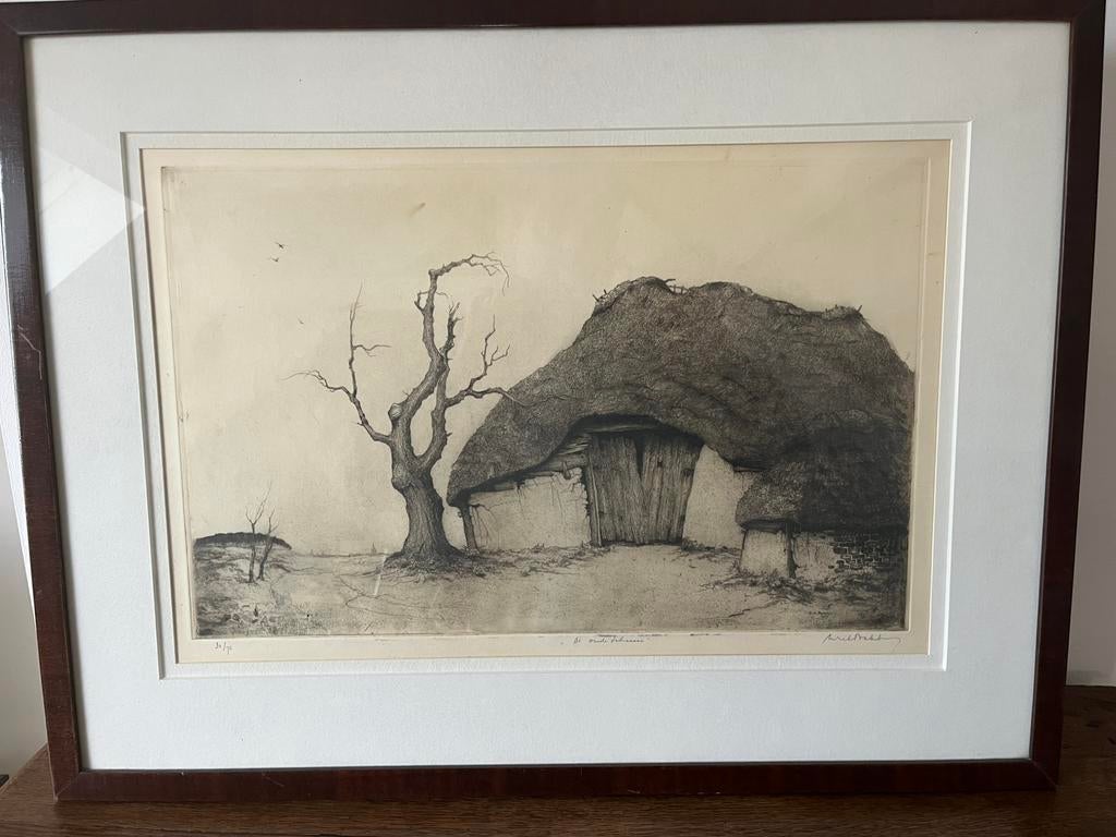 Dirk  Baksteen Ets, Enlèvement, Eau-forte