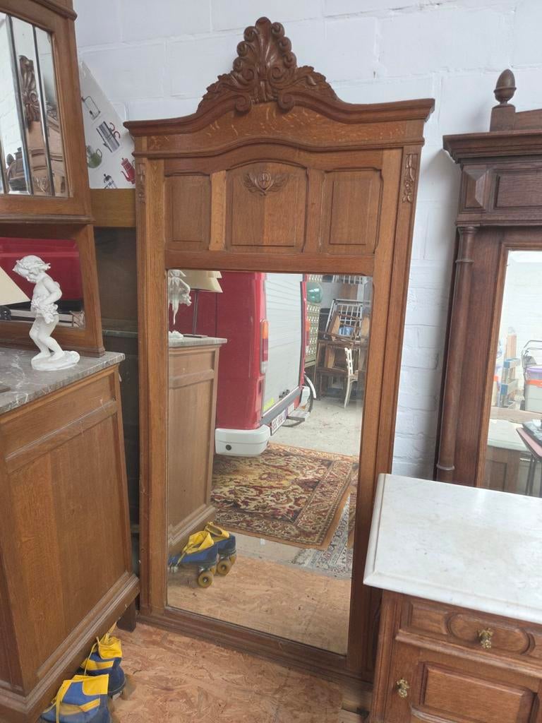 Antieke spiegel, Antiquités & Art, Antiquités | Miroirs, Enlèvement