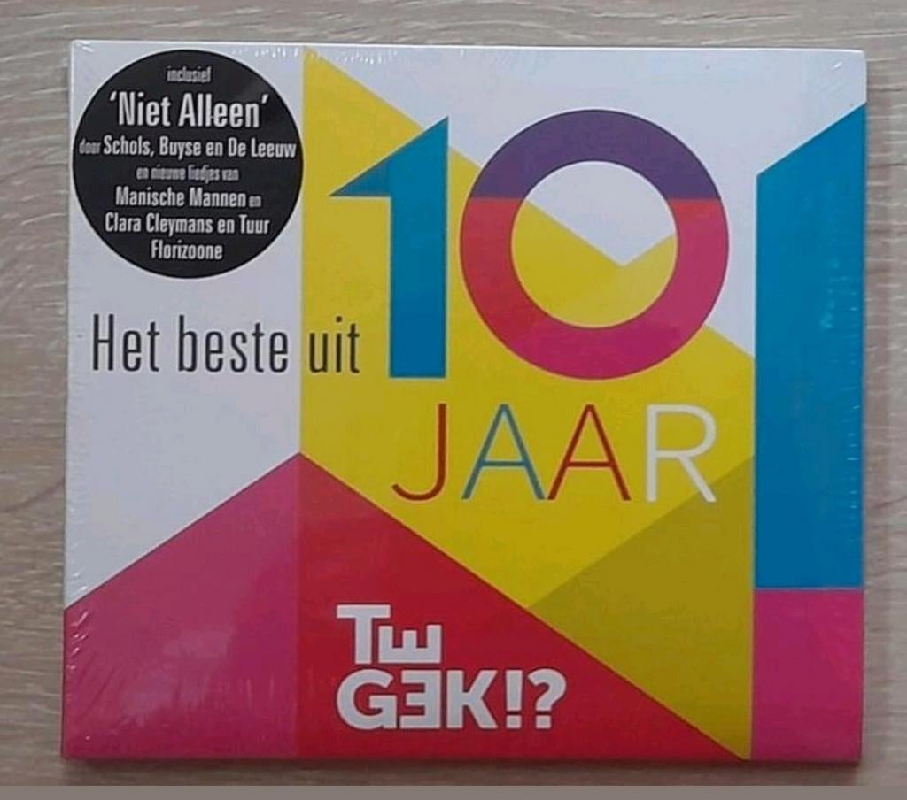 Cd 10 jaar Te Gek ?! Het beste van, nieuw in folie, Ophalen of Verzenden, Nieuw in verpakking, Pop