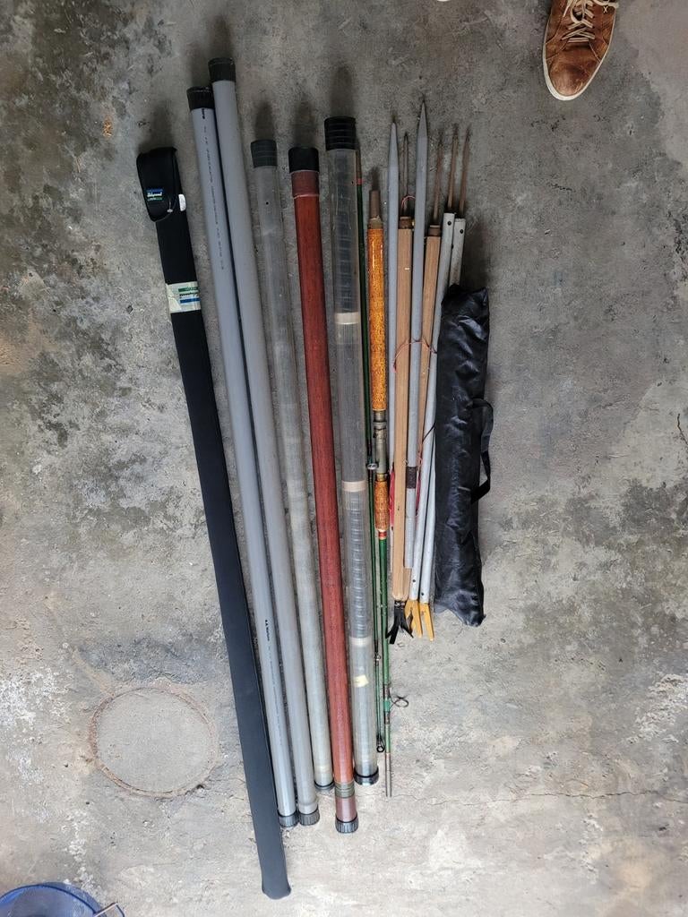 Hele set hengelmateriaal te koop!, Ophalen