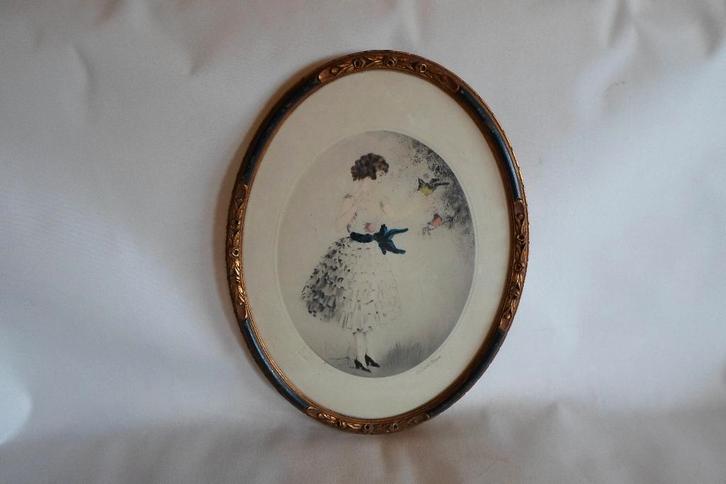 Lithographie Art Nouveau Albert Ferro, Antiquités & Art, Art | Lithographies & Sérigraphies, Enlèvement