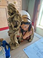 Mariabeeld en Beeld Maria met kind, Antiek en Kunst, Ophalen