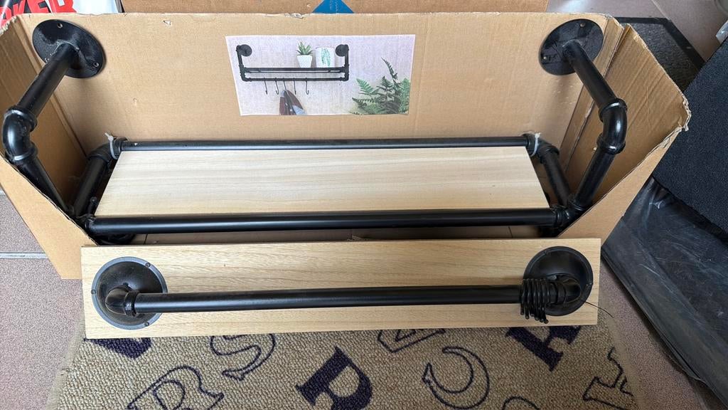 étagère murale Saltoro Sherpi Ley Wood Wall Double Shelf., Enfants & Bébés, Enlèvement ou Envoi, Neuf