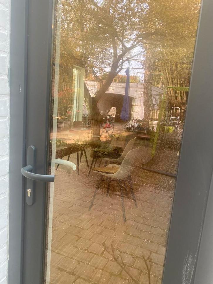 Glazen buitendeur, Doe-het-zelf en Bouw, Deuren en Vliegenramen, Nieuw, Buitendeur, 215 cm of meer, 80 tot 100 cm, Kunststof, Vouwdeur