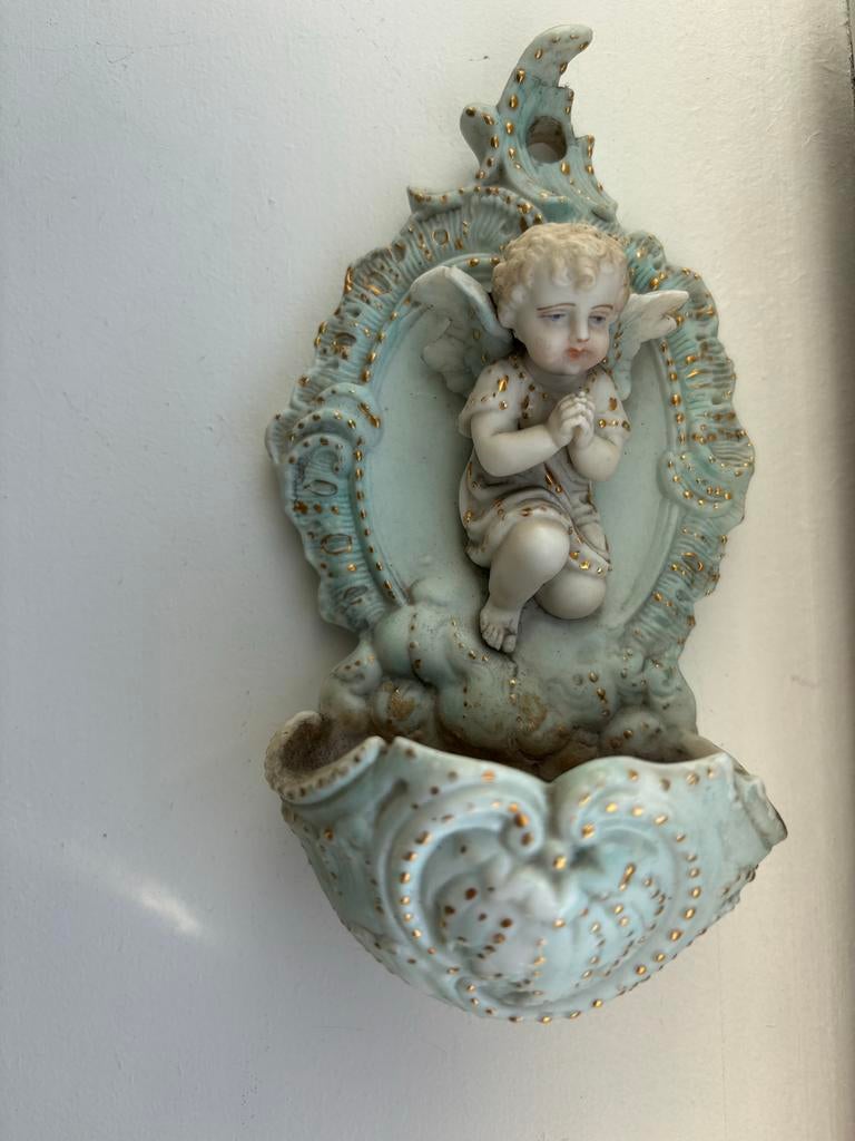 Bouteille d'eau bénite en biscuit, Enlèvement, Comme neuf