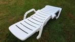 Grand lit de piscine sur roulettes résine blanc, Enlèvement, Utilisé, Synthétique, Mobile