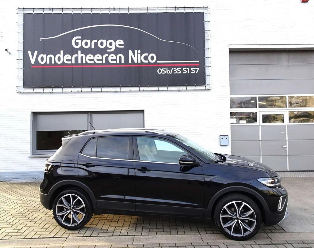 Volkswagen T-Cross 1.0TSi DSG IQ MATRIX/LED,CARPLAY,CAMERA,A, Automaat, Gebruikt, Zwart, 116 pk