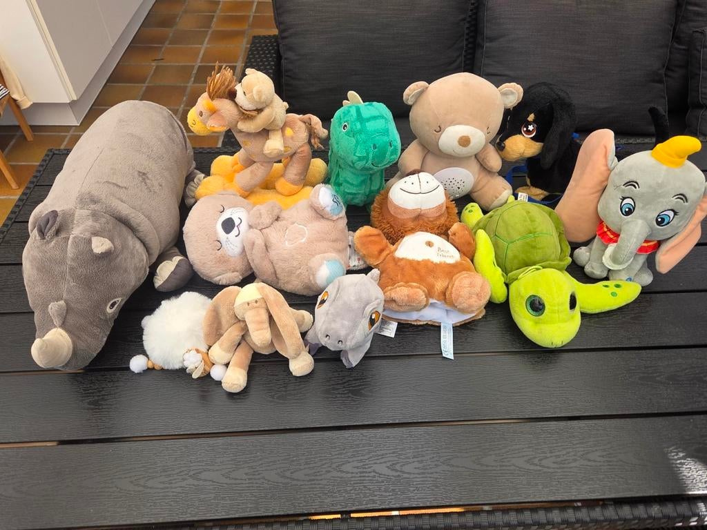 Knuffels, Ophalen, Met geluid