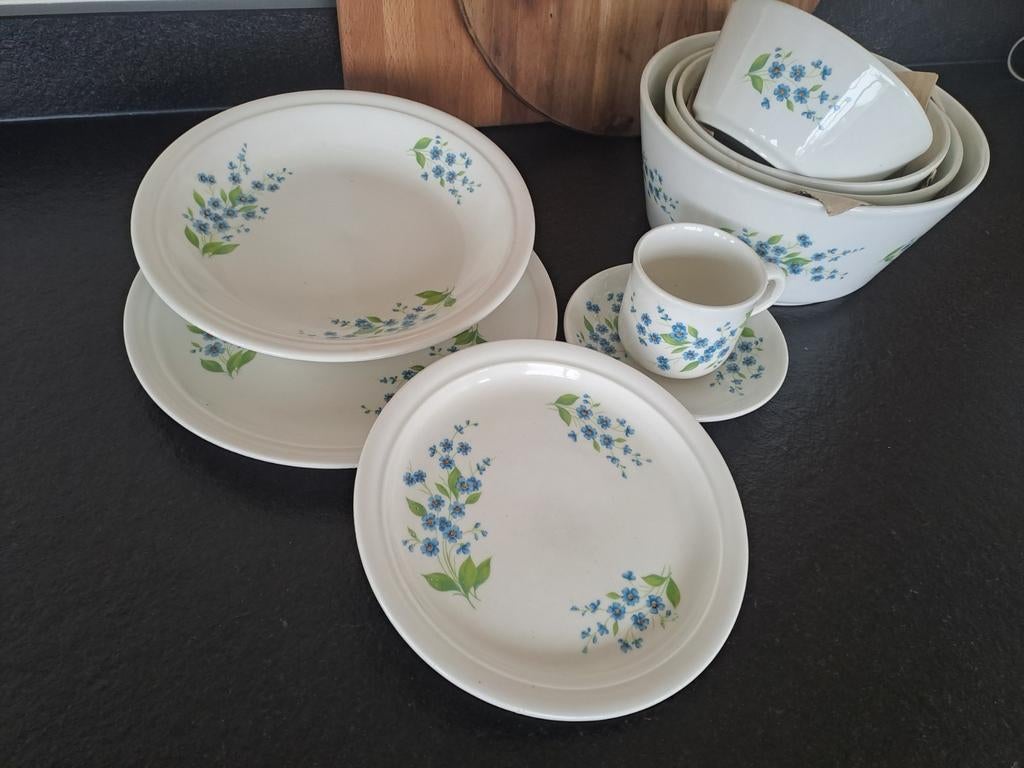 Retro servies, Maison & Meubles, Cuisine | Vaisselle, Enlèvement, Récipient(s)