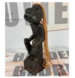 1970 - Afrique Statue assise bois sculptée à la main Senoufo, Enlèvement ou Envoi