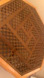 Salontafel, Huis en Inrichting, Ophalen, 50 tot 75 cm, Rond, Zo goed als nieuw