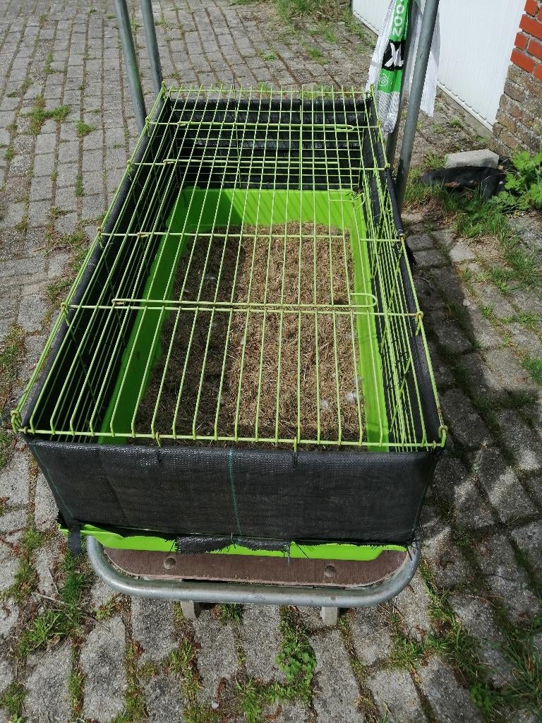 Konijnen hok, Moins de 60 cm, 75 à 110 cm, Enlèvement, Utilisé