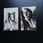 Twee vintage populaire postkaartfoto's. Jaren 1950., Ophalen of Verzenden, Tv, Foto of Kaart
