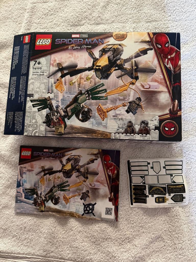 76195 Spider-Man's Drone Duel, Kinderen en Baby's, Speelgoed | Duplo en Lego, Zo goed als nieuw, Lego, Complete set, Compleet