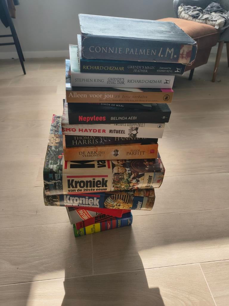 Stapel boeken, Kroniek van... Tot puzzelboeken, Ophalen of Verzenden