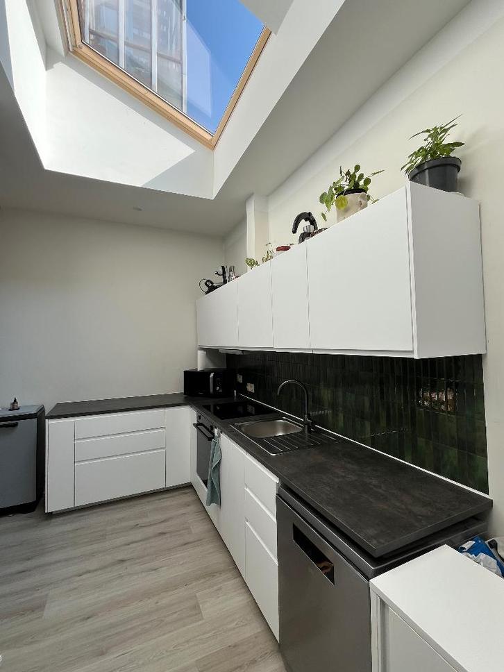 L-vormige keuken: IKEA METOD 2023, Huis en Inrichting, Keuken | Complete keukens, Zo goed als nieuw, Hoekkeuken, Wit, Overige materialen