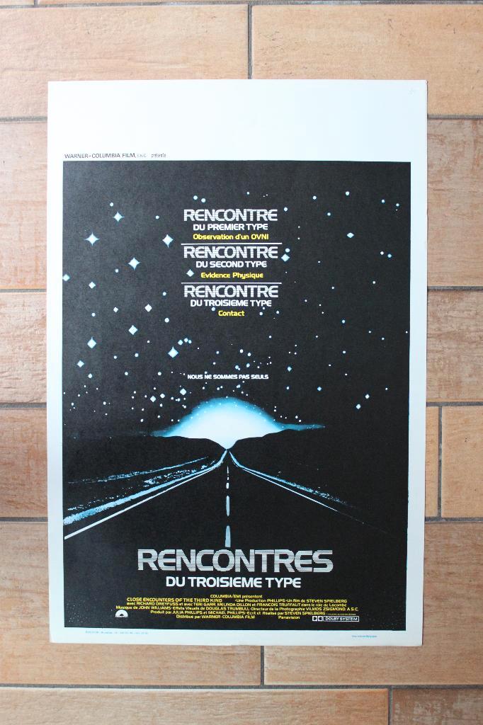 filmaffiche Close Encounters of the Thirth Kind filmposter, Collections, Posters & Affiches, Comme neuf, Cinéma et TV, A1 jusqu'à A3