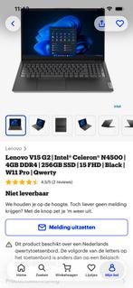 Laptop niet lenova, Computers en Software, Ophalen, Zo goed als nieuw