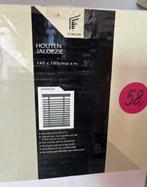 houten jaloezie 50mm antraciet 140x180, Ophalen, 100 tot 150 cm, Nieuw, 50 tot 100 cm