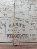 Carte des chemins de fer belges et européens 1902, Enlèvement ou Envoi, Utilisé, Carte géographique, 1800 à 2000