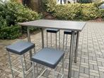party/beurs tafels met krukken, Huis en Inrichting, Ophalen, Gebruikt, Inclusief barstoelen