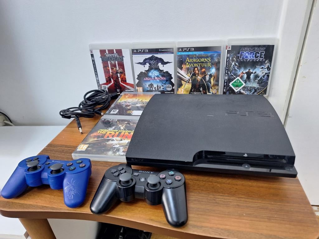 Playstation3 320gb 8 jeux, Consoles de jeu & Jeux vidéo, Consoles de jeu | Sony PlayStation 3, Enlèvement ou Envoi, 320 GB, Avec jeux