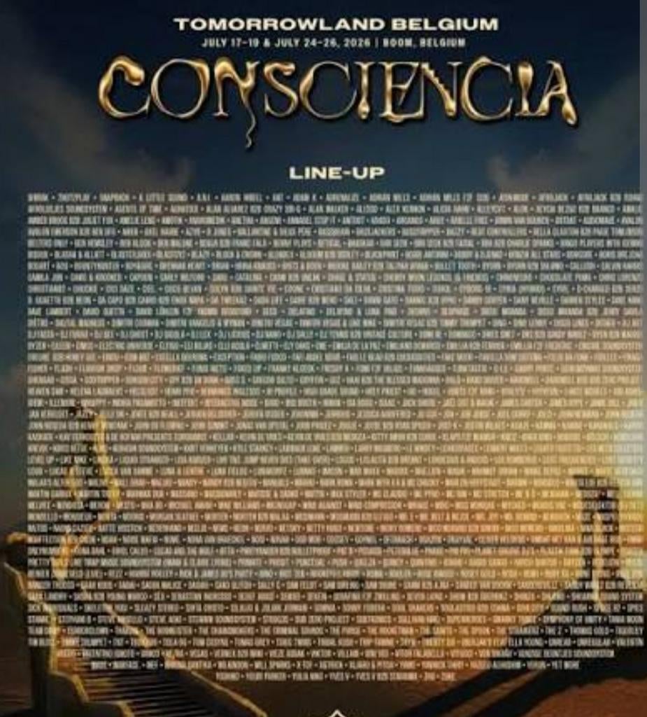 4x Tickets tommorwland 2de zondag, Muziek en Instrumenten, Bladmuziek, Ophalen of Verzenden