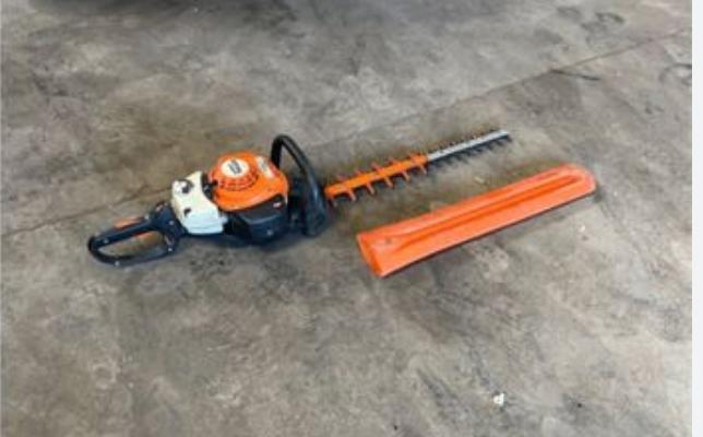 haagschaar, Ophalen, Gebruikt, Benzine