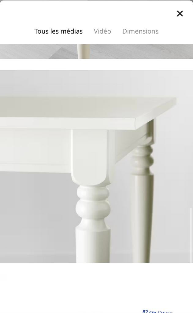 IKEA Ingatorp uitschuifbare tafel, Ophalen, Zo goed als nieuw