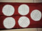 lot de 5 napperons, Enlèvement, Comme neuf
