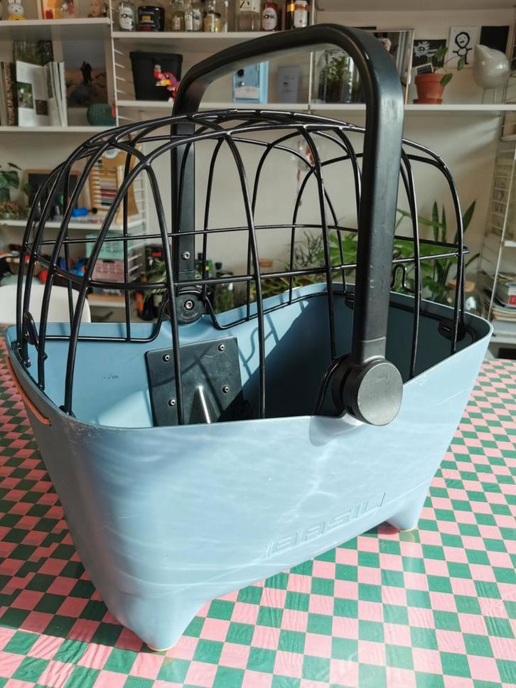 Hondenfietsmand fietsmand Basil, Fietsen en Brommers, Fietsaccessoires | Fietsmanden, Gebruikt, Fietsmand, Stuurbevestiging, Ophalen of Verzenden