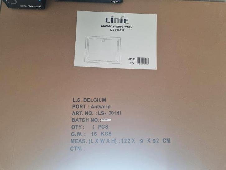 NIEUWE Douchebak met poten!, Huis en Inrichting, Badkamer | Complete badkamers, Ophalen