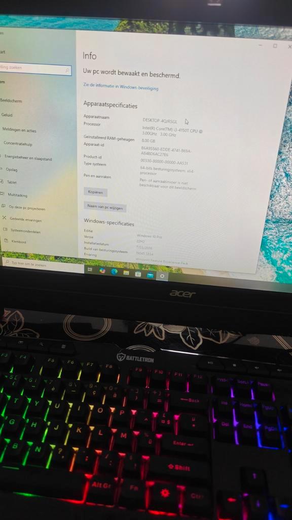 Acer All-in-One PC, Computers en Software, Windows Laptops, Ophalen