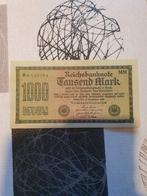 Biljet 1000 mark 1922 Duitsland, Postzegels en Munten, Ophalen, Duitsland, Los biljet