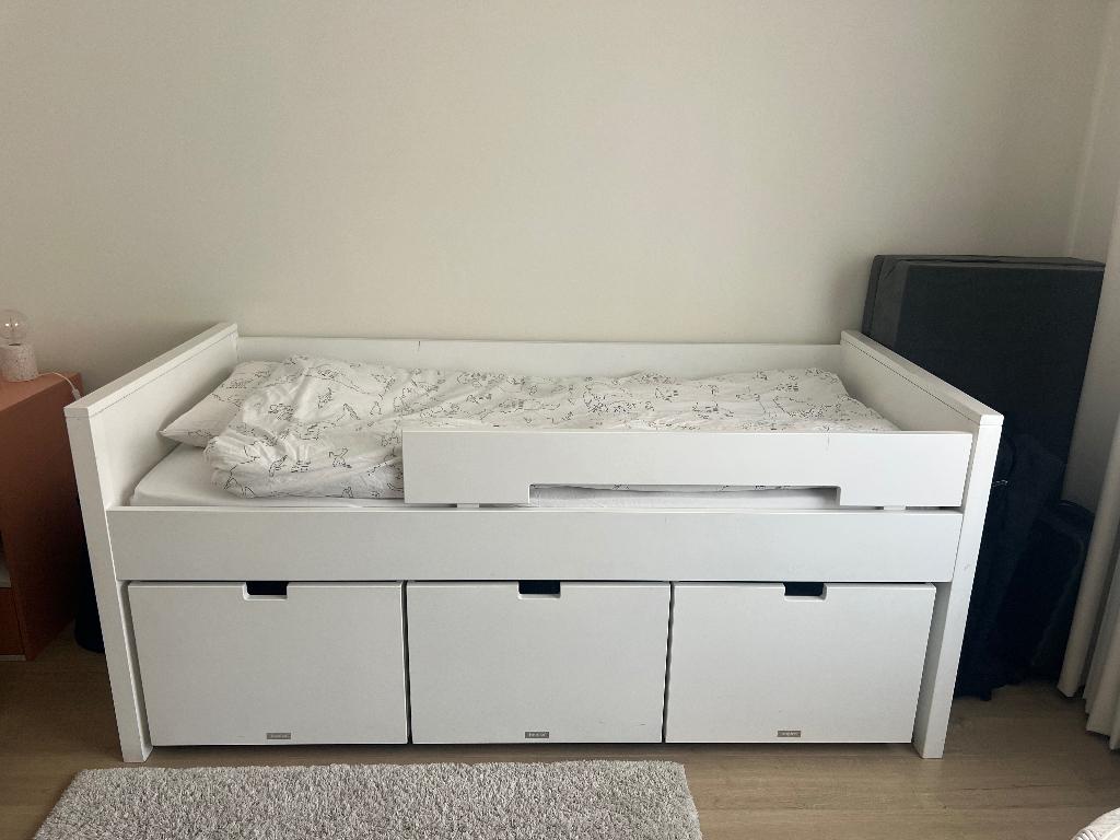 Bopita eenpersoonsbed, 85 tot 100 cm, Zo goed als nieuw, 180 cm of meer, Ophalen