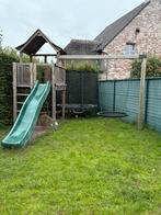 Speeltoestel glijbaan & 2 schommels, Ophalen, Gebruikt, Schommel