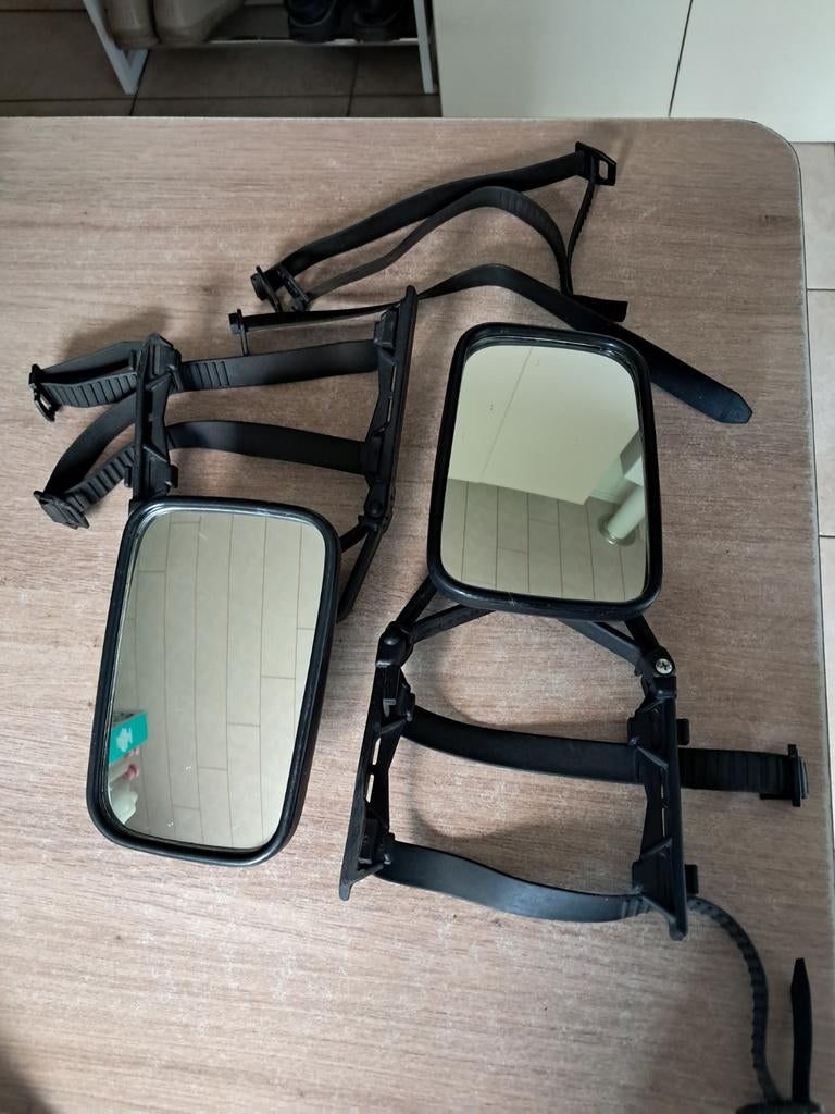 Spiegels voor trekkende caravans of andere aanhangwagens, Ophalen, Gebruikt