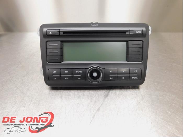 Radio/Lecteur CD d'un Skoda Fabia, Autos : Pièces & Accessoires, -, 3 mois de garantie, Utilisé, Skoda