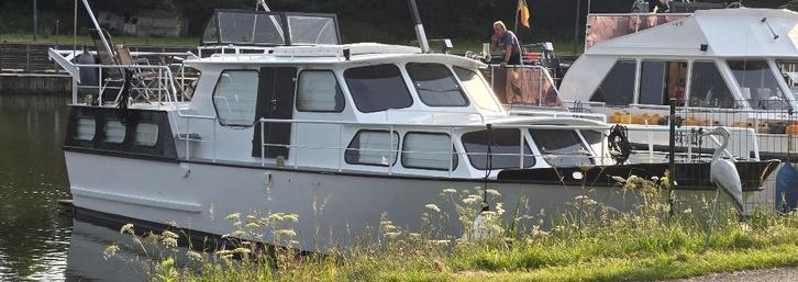 Hollandse motorjacht 12,6 m plezierboot, Watersport en Boten, Motorboten en Motorjachten, Gebruikt, Staal, 12 meter of meer, Diesel