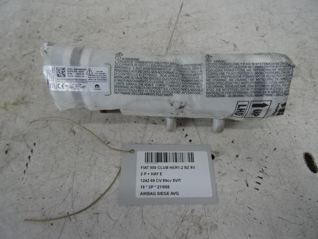 AIRBAG SIÈGE AVANT GAUCHE Fiat 500 (312) (01-2007/12-2012), Autos : Pièces & Accessoires, Autres pièces automobiles, Fiat, Utilisé