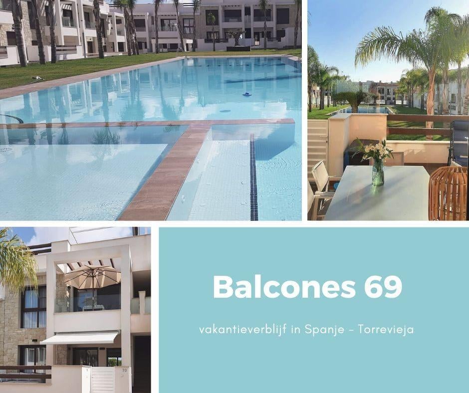 Vakantiewoning Spanje - gelijkvloers - zicht op het zwembad, Vakantie, Vakantiehuizen | Spanje, Costa Blanca, Appartement, Stad