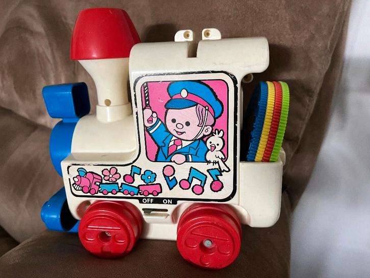 Tomy Tuneyville Choo Choo Musical train 70s, Verzamelen, Overige Verzamelen, Verzenden