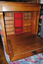 Secretaresse eikenhout, Antiek en Kunst, Ophalen