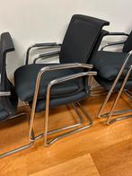 Degelijke vergaderstoelen, Huis en Inrichting, Stoelen, Ophalen, Gebruikt, Zwart, Stof