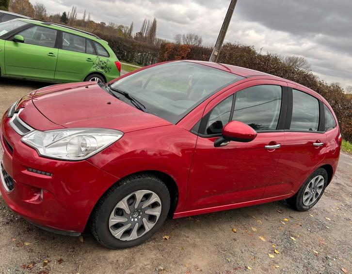 Citroën C3 – 2016  EXPORT, Auto's, Citroën, Particulier, C3, Benzine, Euro 6, Stadsauto, 5 deurs, Handgeschakeld, Rood, Grijs