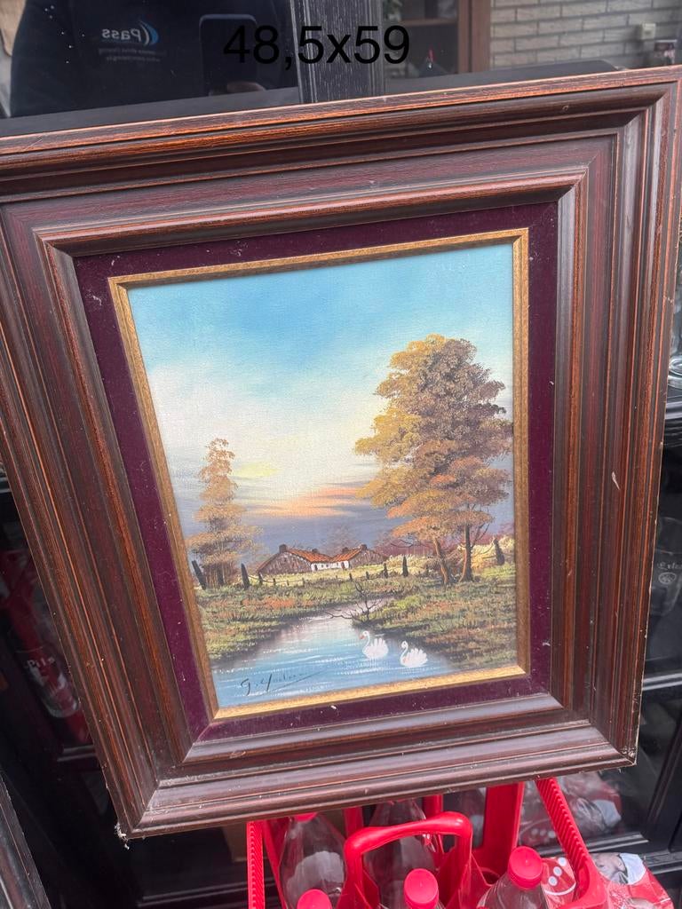 2 schilderijen, Ophalen