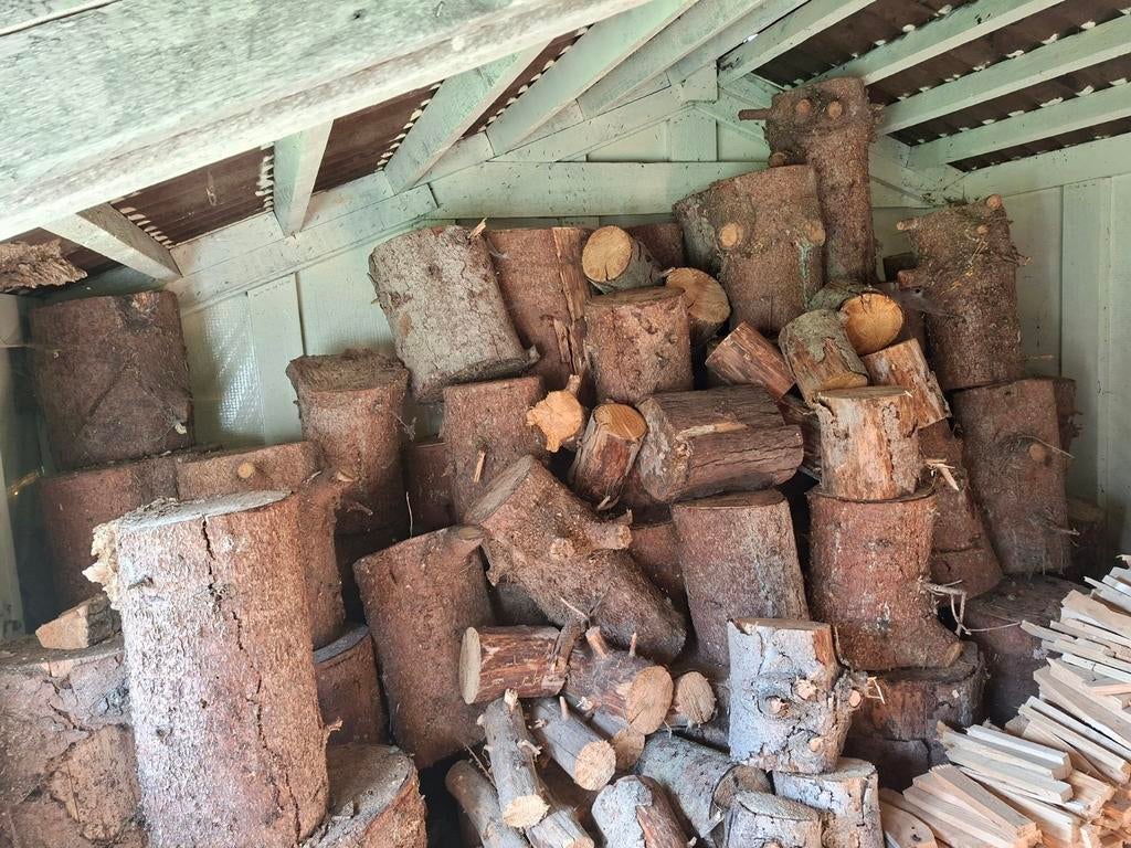 Brandhout, Tuin en Terras, Brandhout, 3 tot 6 m³, Ophalen, Overige houtsoorten, Stammen