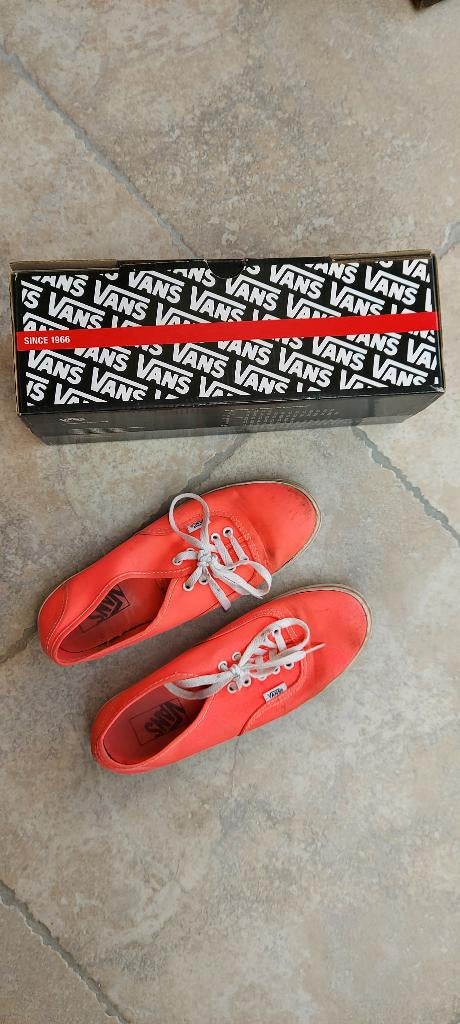 Merk Vans : sneakers mt 39 (zie foto's), Oranje, Ophalen of Verzenden, Sneakers, Gedragen